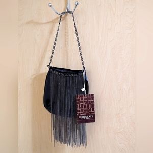 Chocolate New York Fringe Purse